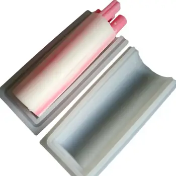 

1KG 1000ml Round Shape Hand Soap Tube Model Silicone Mold Long-Cylinder Cold Process Soap Dye for Soap Candle Home DIY Craft