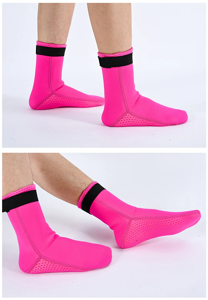 Chaussettes de plongée 3mm néoprène chaussettes d'eau de plage bottes