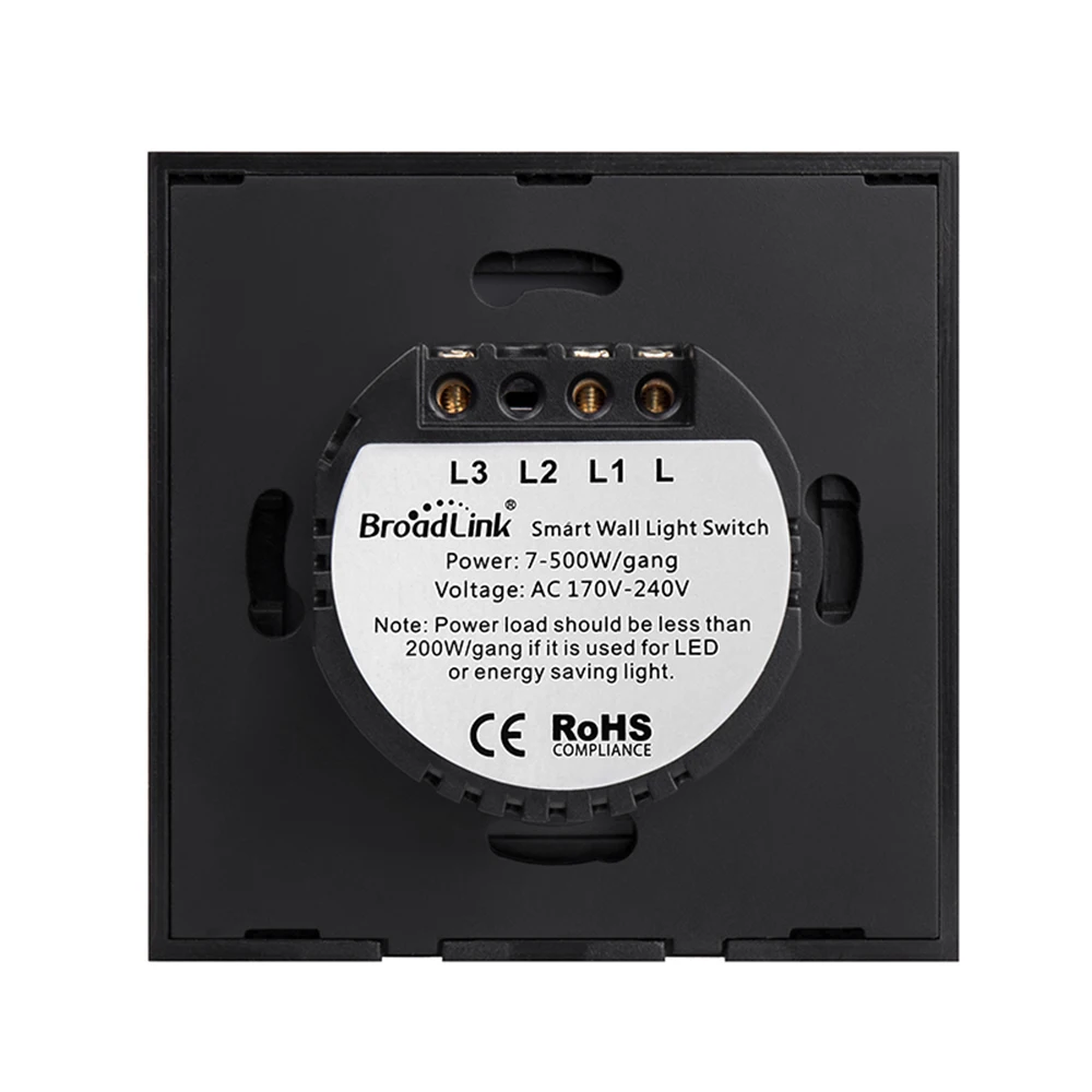 Broadlink TC2 EU Wi-Fi переключатель Сенсорная панель настенный светильник переключатель приложение управление IOS Android телефон умный дом автоматизация через Rm Pro