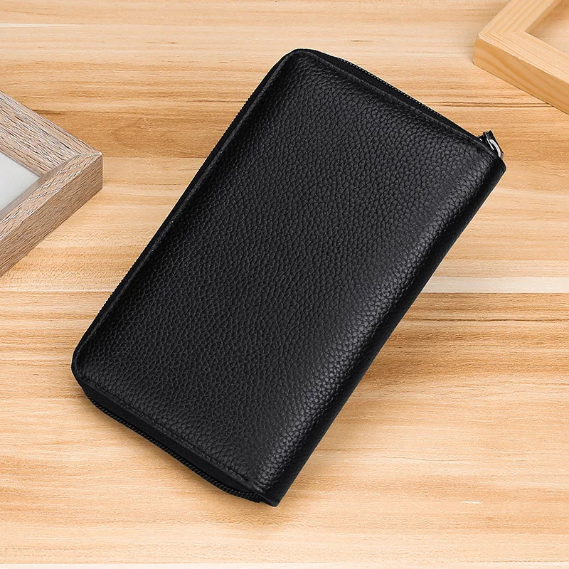 Дамский кошелек, кошелек, Обложка для паспорта, Женский Rfid кредитный держатель для карт, натуральная кожа, Женский кошелек, длинный клатч, сумки Tarjetero
