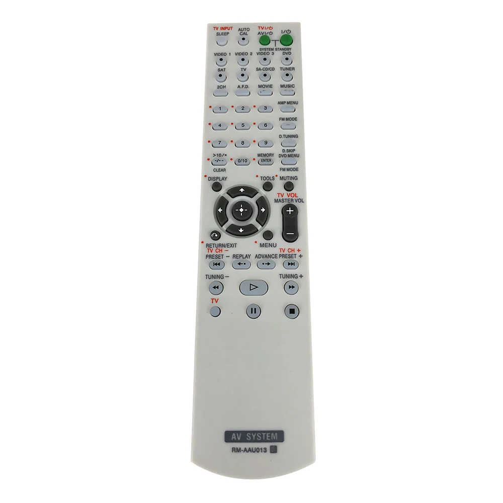 

NEW Replacement for Sony RM-AAU013 AV Receiver Remote Control for HT-DDW685 HT-DDW790 E15 STRDG500 STRDH100 STRDH500 RM-AAP013