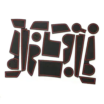 

17 Pcs Car Door Groove Mat For Hyundai Creta IX25 Gate Slot Pad 2015 2016 2017 2018 Rubber Non-slip Mat