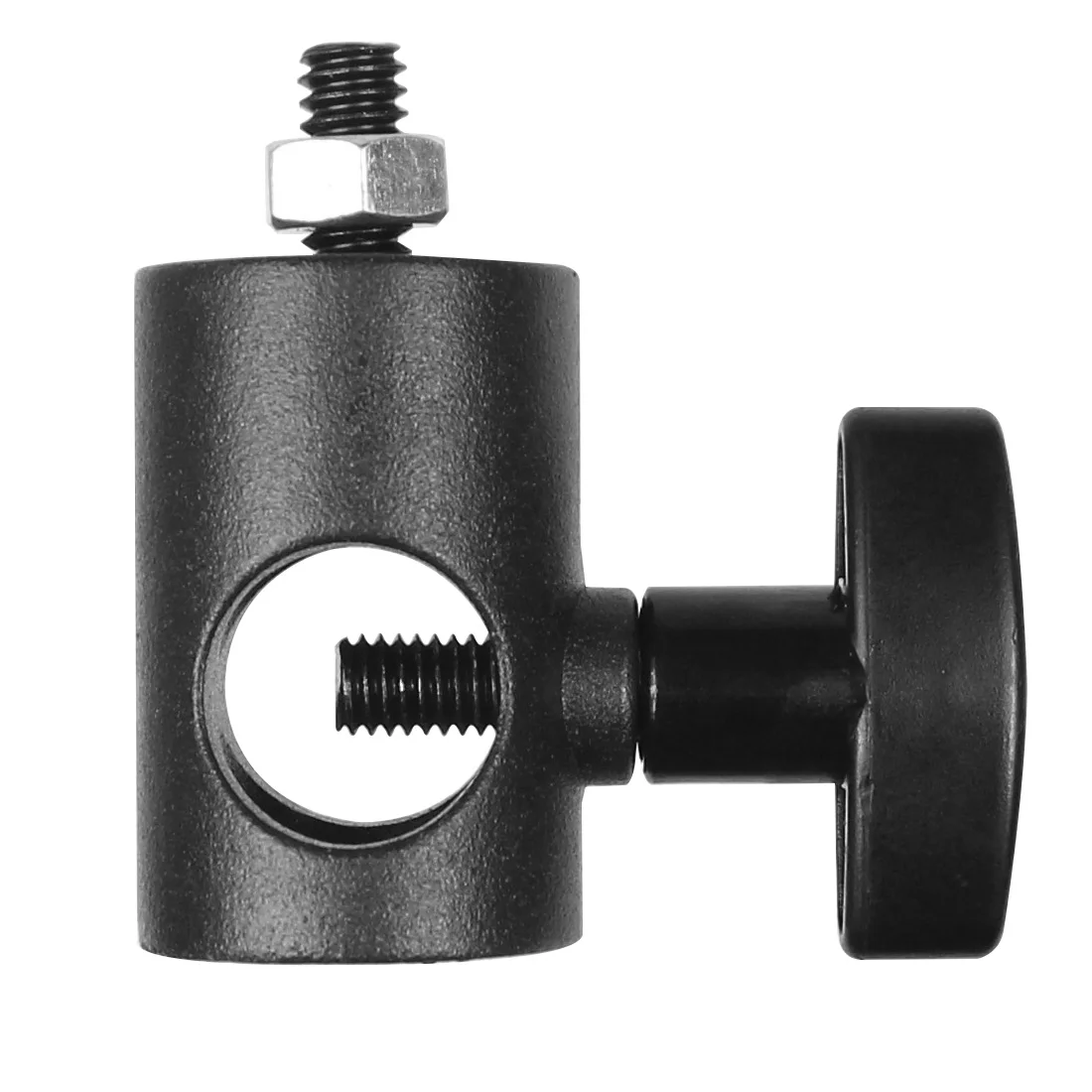 FEICHAO Universal Metal Speedlite Thread Adapter Light Stand Bracket with 1/4 Screw Mount Swivel Adapter for LED Light Monitor light stand photographic light stand