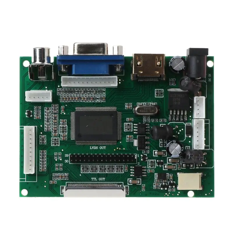 1 комплект 10," HDMI+ 2AV+ VGA ЖК-драйвер плата контроллера комплект 1024x600 панельный модуль