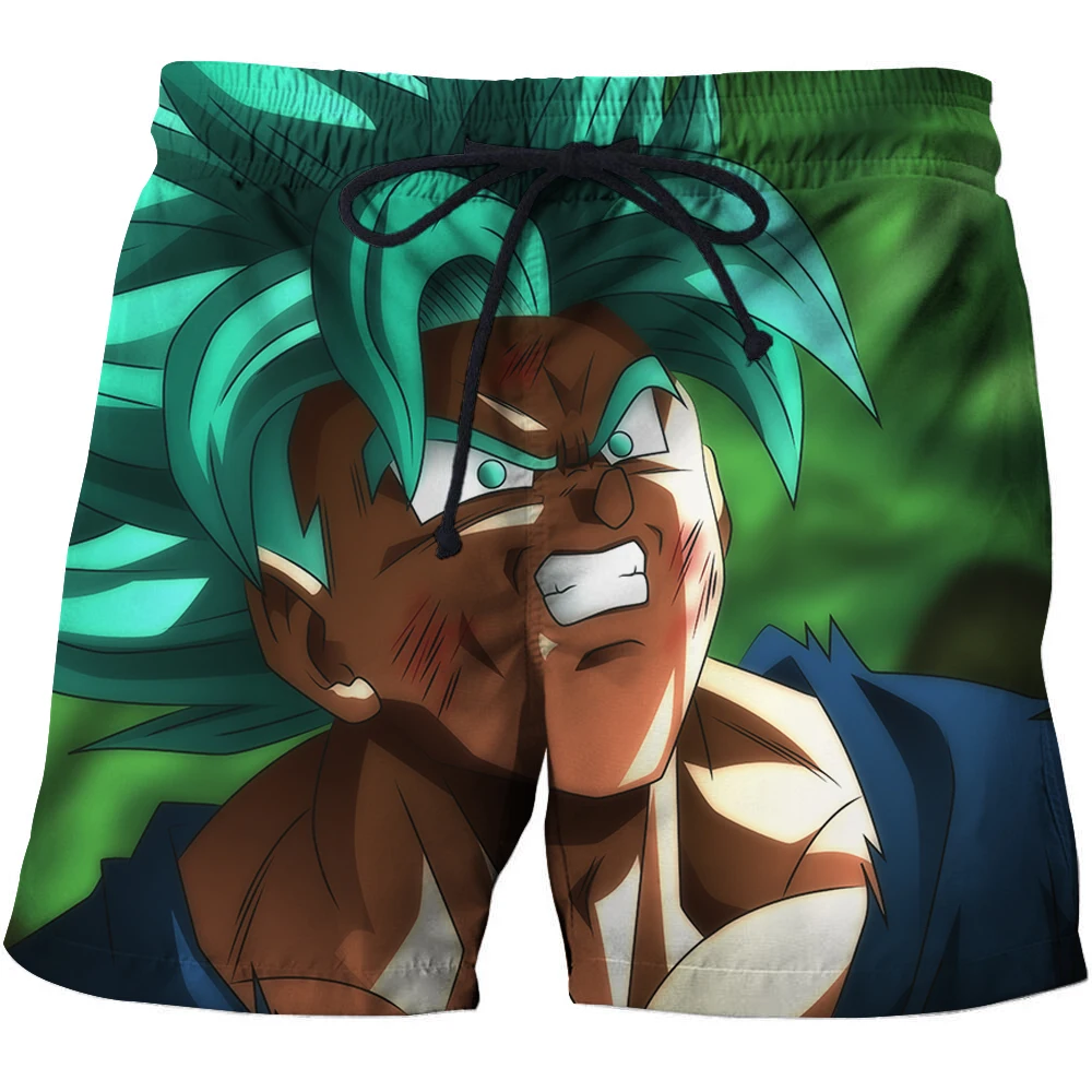 Fashion Anime 3D Print Shorts Men dragon ball pants Goku Casual Loose Board Shorts Summer Beach Breathable Beach shorts s-6xl - Цвет: ATK1270