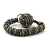 Paracord Survival Key Chain with Self-defense Steel Ball 15cm 7-core Outdoor Equipment Parachute Rope Keychain Wild Survival ► Photo 3/4