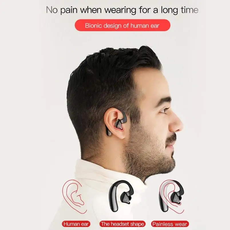Q9S Earphone Bluetooth Wireless Ear-mounted Headset High-power Button Waterproof Earbuds Sports HIFI Sound 9D Earhook Headphone (8)