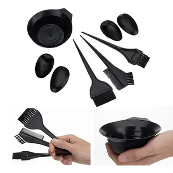 

8Pcs/Set Hair Coloring Bowl Set Tint Tool Bleach Dye Color Dying Brushes Set Tint Tool Kit Hairdressing Salon Bowl Comb Brushes