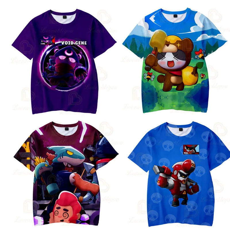 

Children's Wear Kids T-shirt Mobie Game 3d Print Shirt Sweatshirt Boys Girls Harajuku Short Sleeve Tops Tshirt Teen Clothes