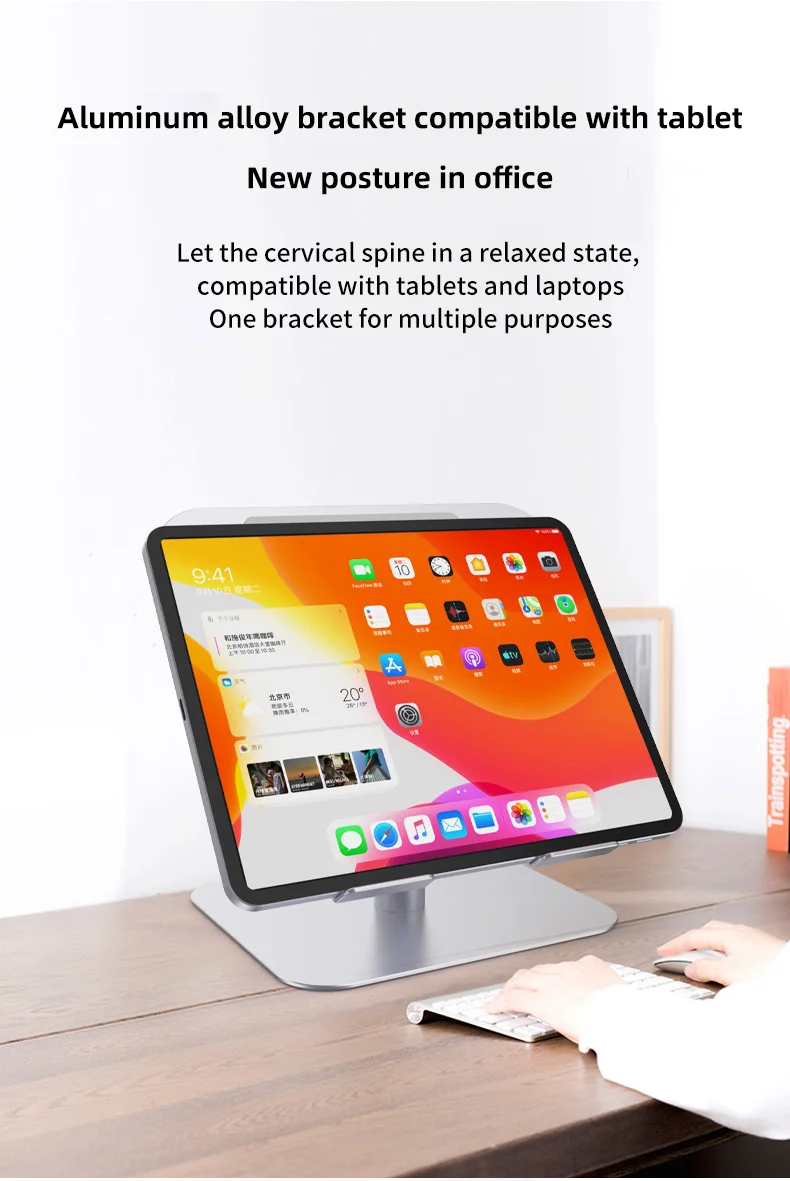 Generic Portable Laptop Stand Aluminium Foldable For Macbook Pro