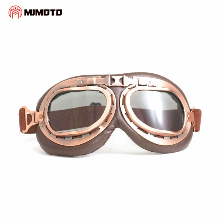 MJMOTO классические винтажные мотоциклетные очки ретро Авиатор шлем очки скутер круизер Чоппер ATV анти-УФ Лыжные Сноуборд очки