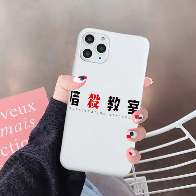 Karma Akabane Assasination Classroom Phone Case White Candy Color For Iphone 6 7 8 11 12 S Mini Pro X Xs Xr Max Plus Phone Case Covers Aliexpress