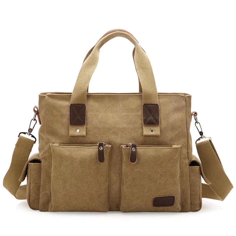 

2019 New Style Korean-style Canvas Handbag Men Crossbody Bag Men's Casual Fashion Computer Bag