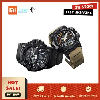 

LISM TwentySeventeen Outdoor Display Digital Watch Original imported movement Multi-function dial Dual time Waterproof For Men