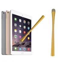 Универсальная емкостная сенсорная ручка металл 11,2 см тонкий длинный стилус мягкий и прочный резиновый наконечник для телефона планшета ICA GD