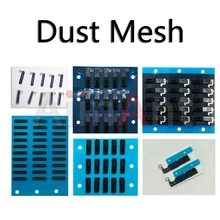 50 шт. для iPhone 6 6s 7 8 Plus X Xs Max 5 5S 5c экран наушник против пыли сетка с кронштейном сетевой пластыревый заменитель