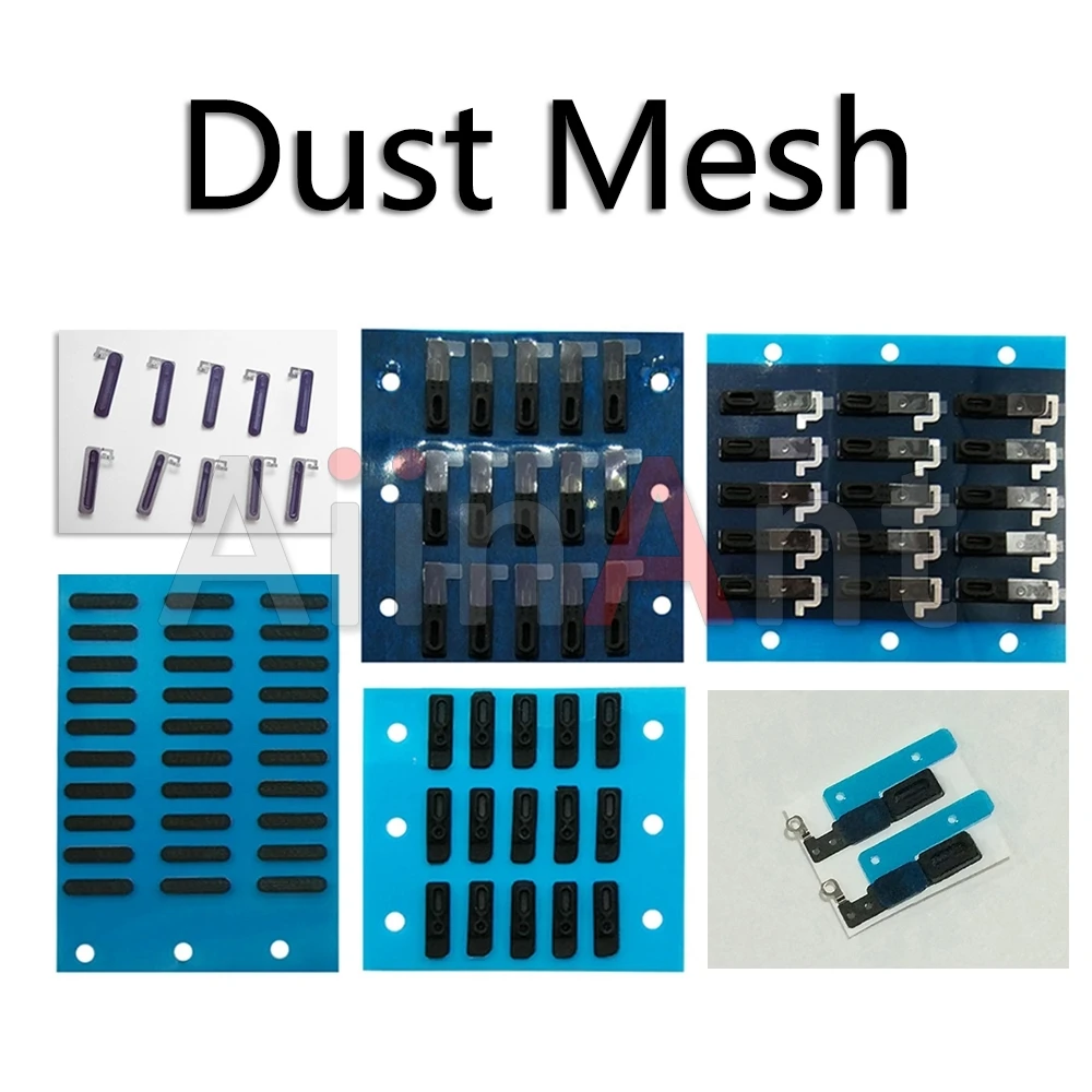 50 Piece For iPhone 6 6s 7 8 Plus X Xs Max 5 5s 5c Screen Earpiece ANTI-DUST MESH WITH BRACKET Network Adhesive Replacement | Мобильные