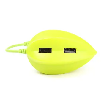 

Chielecna USB 2.0 Converter Hi-Speed peas Carambola & Strawberrypeas Design 4-Port Splitter Hub Adapter For PC Computer Notebook