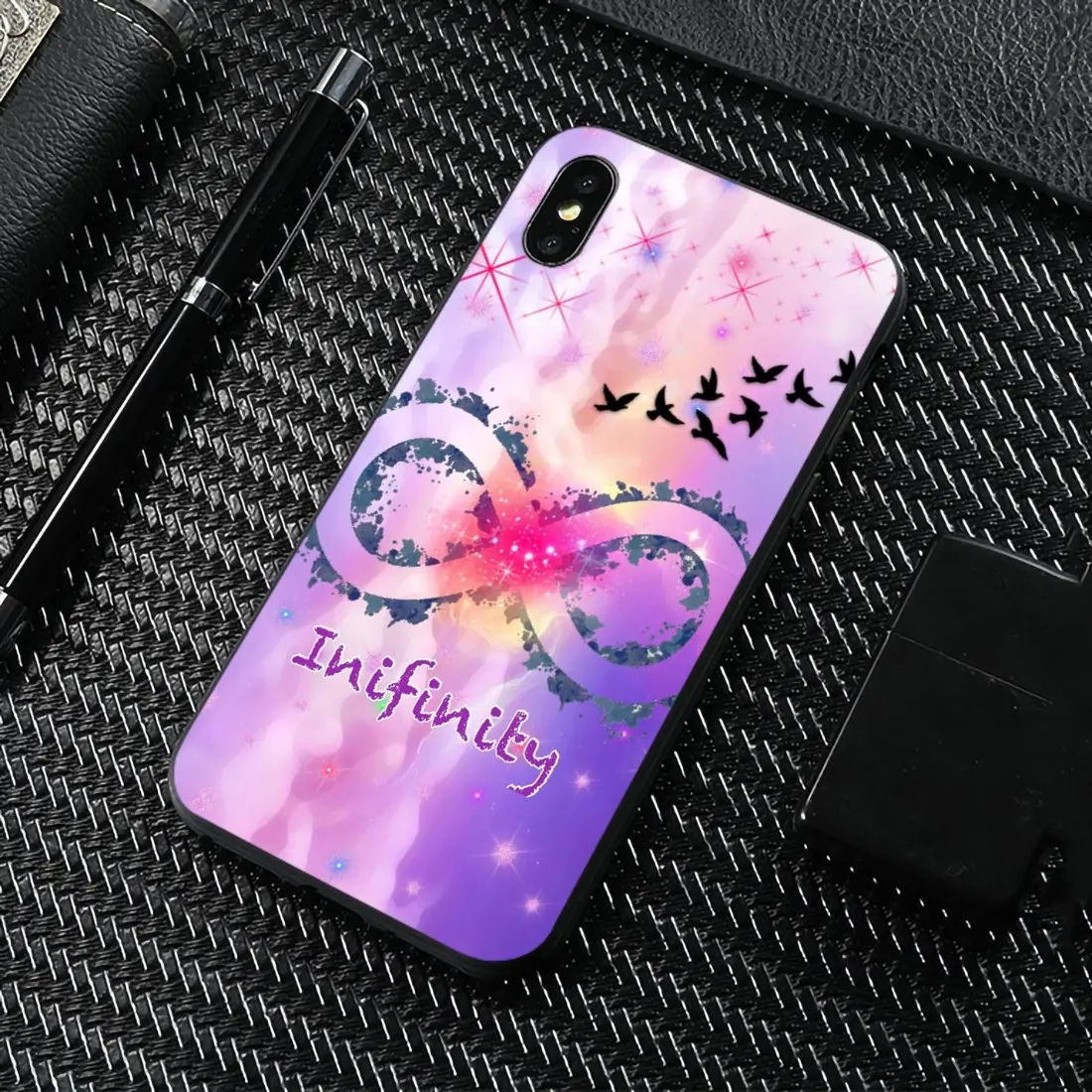 Забавный силиконовый чехол для телефона infinity on purple LG G2 G3 G4 Mini G5 G6 G7 Q6 Q7 Q8 Q9 V10 V20 V30 X