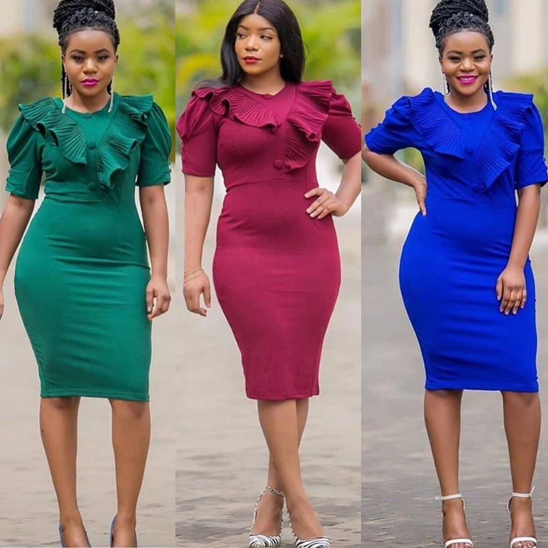 

MD Robe Africaine Femme 2020 Women Bodycon Sexy Dress Kaftan Ladies Evening Dress Short Sleeve Dashiki Maxi Dresses 3XL Clothing