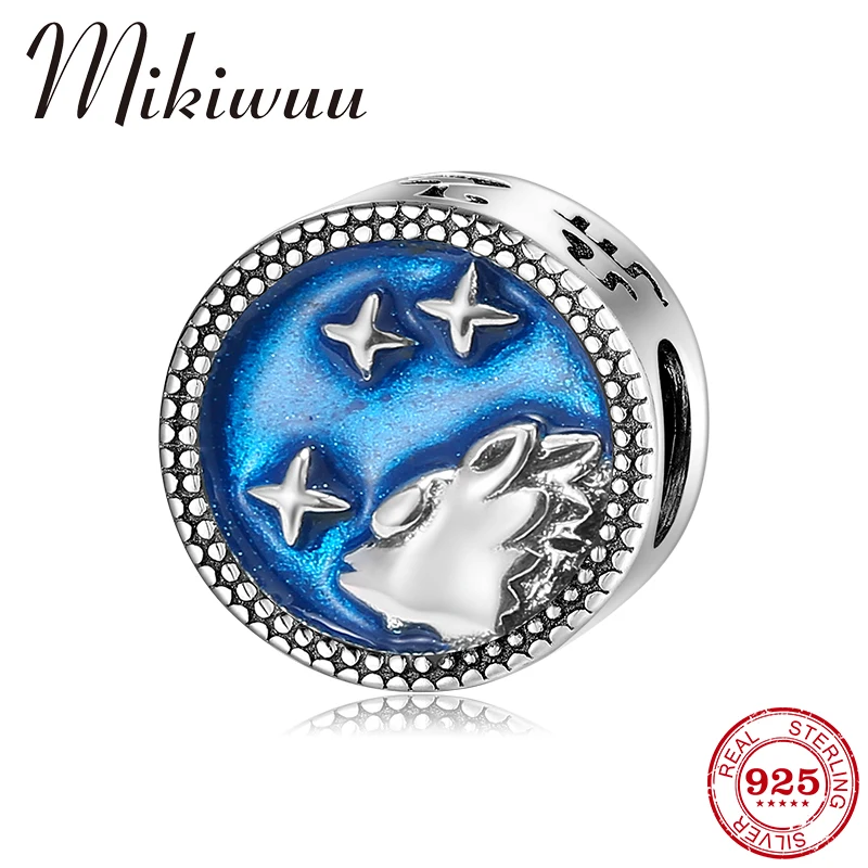 

Hot 925 Sterling Silver Bead Charm 12 constellation Leo symbol Charms Fit Original Pandora Bracelets Fine Jewelry Making