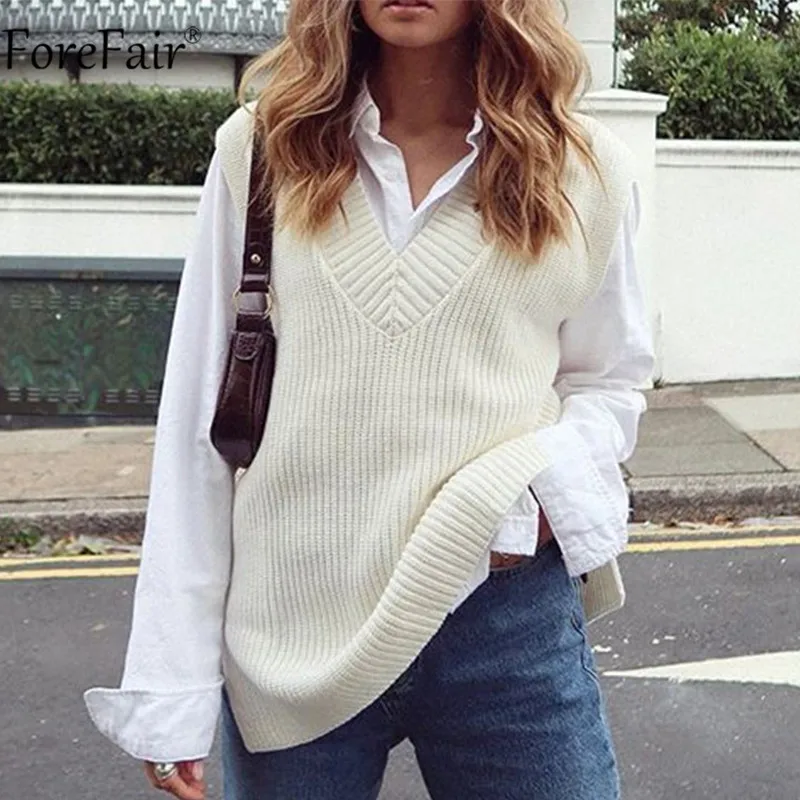 white fall sweater