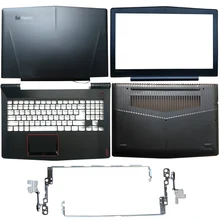 Capa traseira para laptop lcd, bisel dianteiro, descanso de mão, capa inferior para lenovo vários modelos