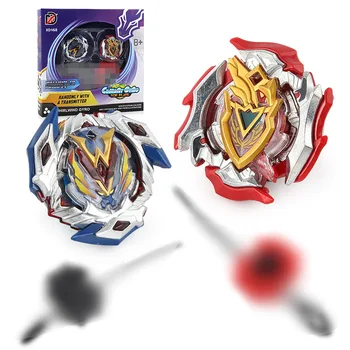 

New Style 2 piece set Bey Burst blade Fighting Gyro Metal God Arena spinning top blades toys With 2 Launcher for kid nice gift