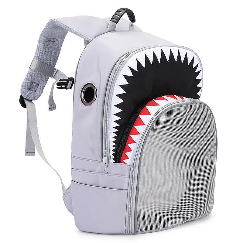 Fashion Shark Petsmart Backpack Dog Cat Outdoor Travel Carrier Knapsack