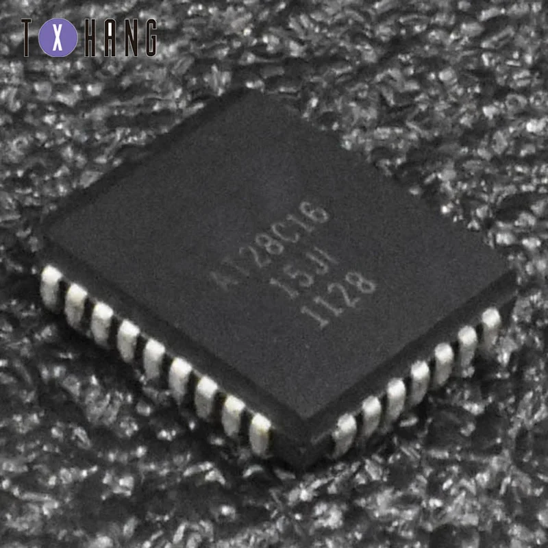 1/5 шт AT28C16-15JI AT28 PLCC 16K 2K x 8 CMOS E2PROM 28 контактов diy Электроника | Электронные компоненты