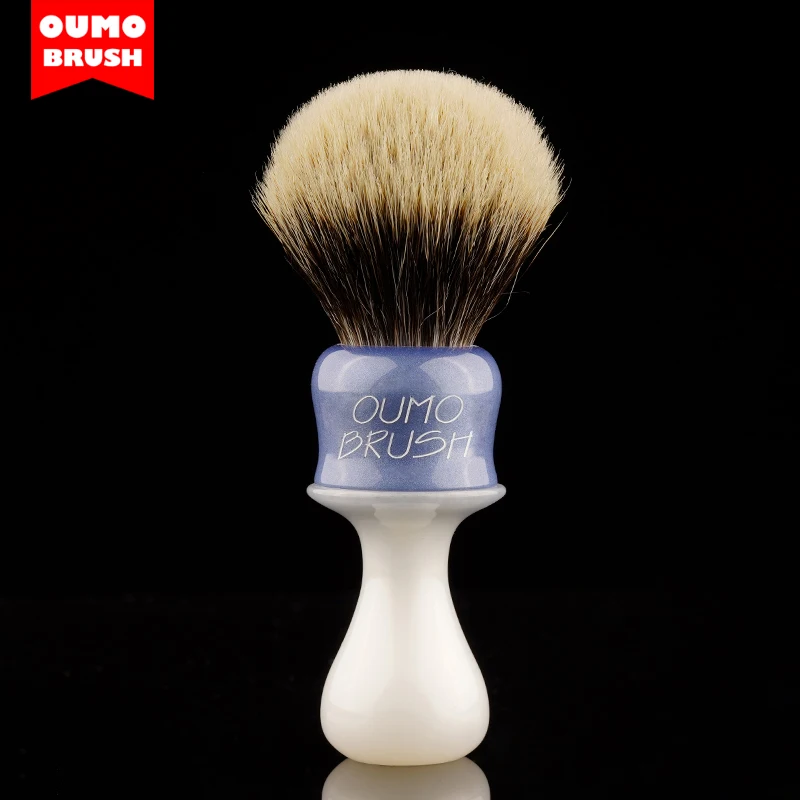 Oumobrush “hawaii Series” Shaving Brush Resin Handle With Synthetic
