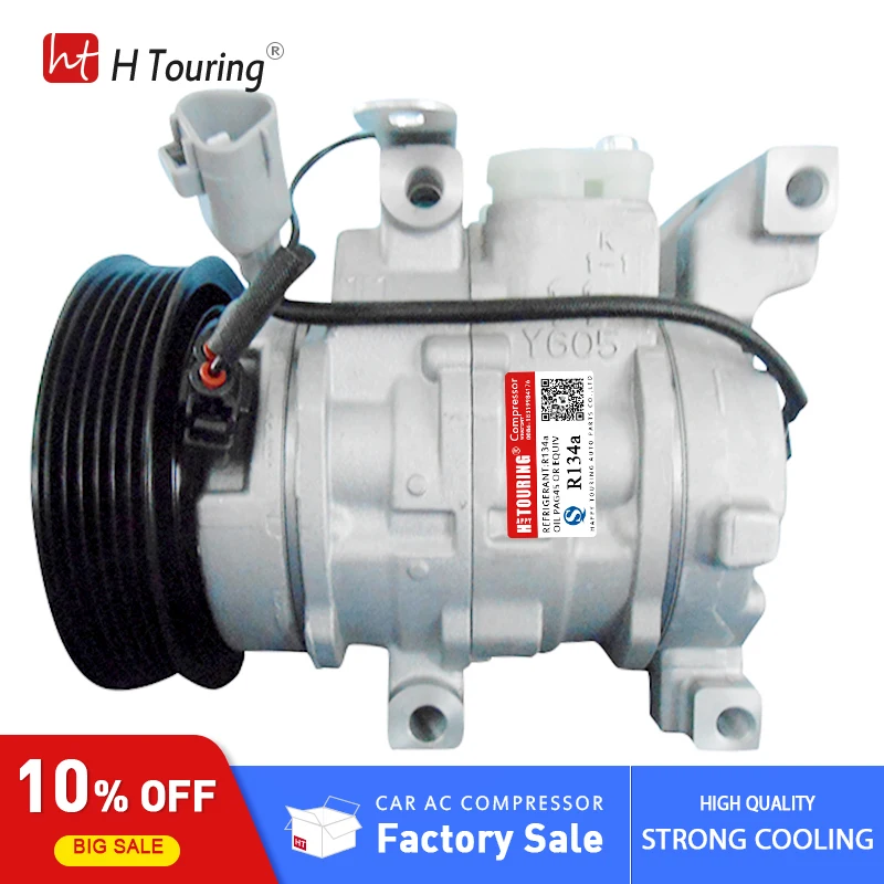 Новый компрессор переменного тока 10s11c для Toyota Vios 2006-2008 SCP4 88320-OD030 88320-0D030 883200D030