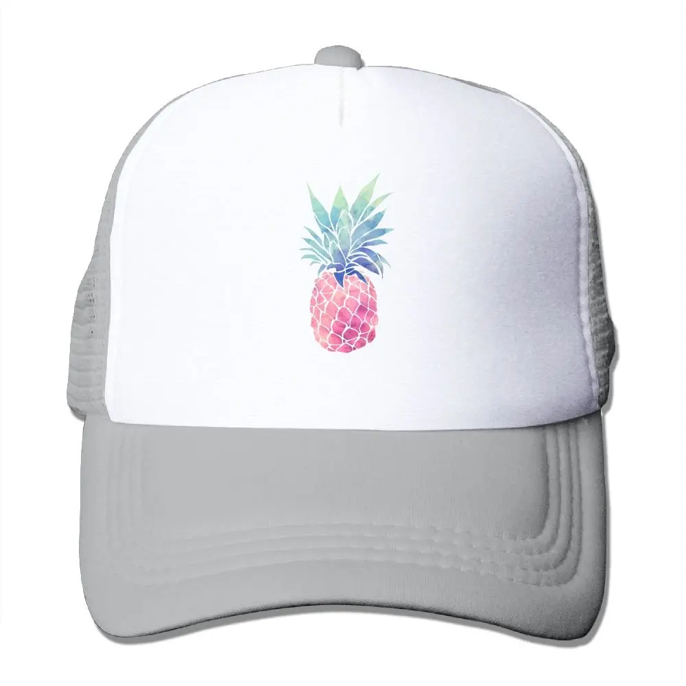 Акварель ананас Сетки мужской папа Кепка-тракер Бейсбол шляпа