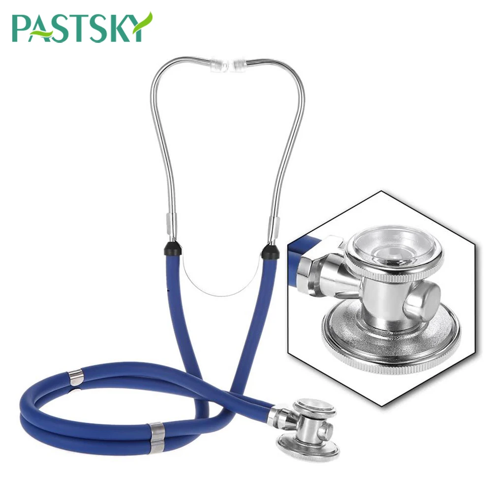 

Medical Stethoscope Dual Headed Double Tube Professional Multifunctional Stethoscope Doctor Nurse Portable Home Use Health Care