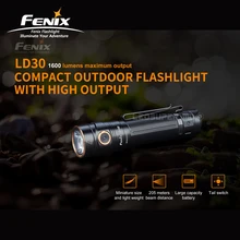 Новое поступление 1600 люмен Fenix LD30 ультра-компактный наружный фонарик с высоким выходом