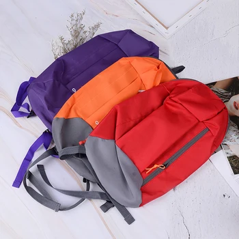 

Unisex 9 Colors Sports Backpack Satchel Bag Withe Soft Handle Lightweight Nylon Backpacks For Travel Hiking Rucksack