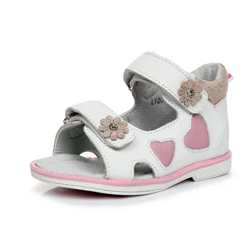 

Baby Girls Sandals Top Quality Genuine Leather Fashion Summer Toddler Shoes Little Princess Beach Shoes Size 21-26