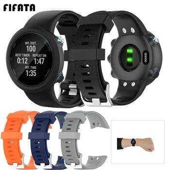 

FIFATA Colorful Silicone Replacement Watch Strap For Garmin Swim 2 Smart Watch For Garmin Swim-2 Sport Watch Strap Accessories