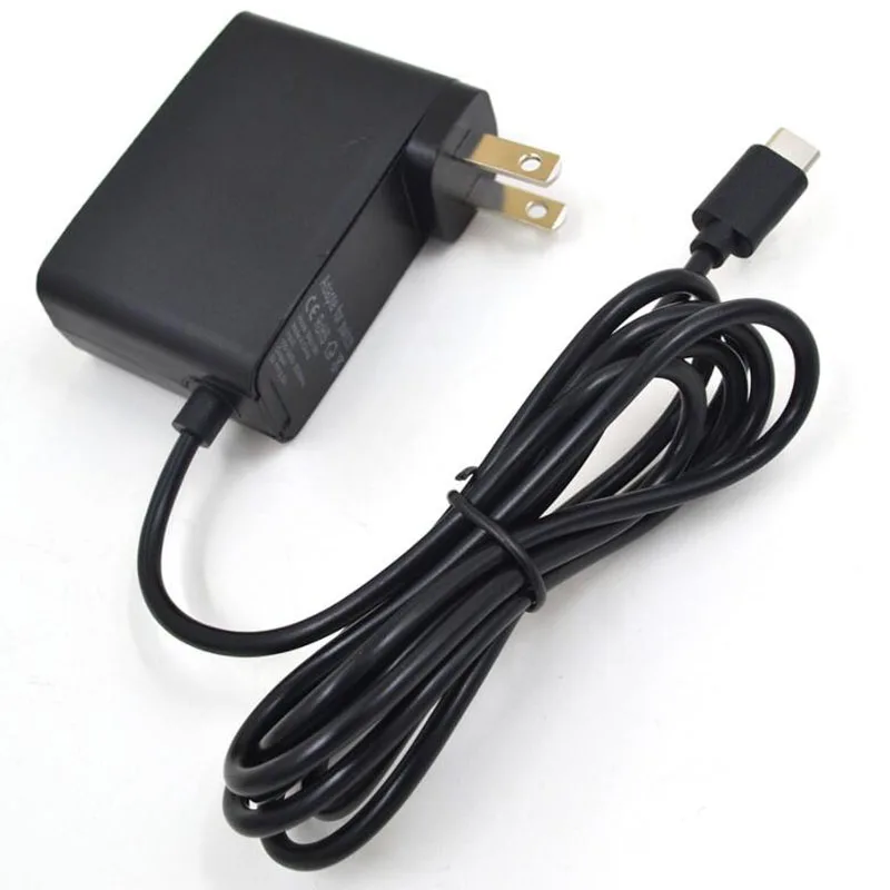 ЕС США Plug домашние дорожные Настенные блоки питания usb type C AC зарядный адаптер кабель быстрого зарядного устройства для переключатель NS Lite консоль - Цвет: US Flat Plug