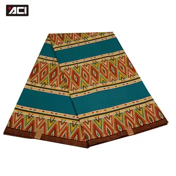 

ACI Hot Ghana Kente Fabric Ankara African Wax Prints Fabric 6 Yards New Fashion Veritable Wax African Ankara Fabrics Ghana Kente