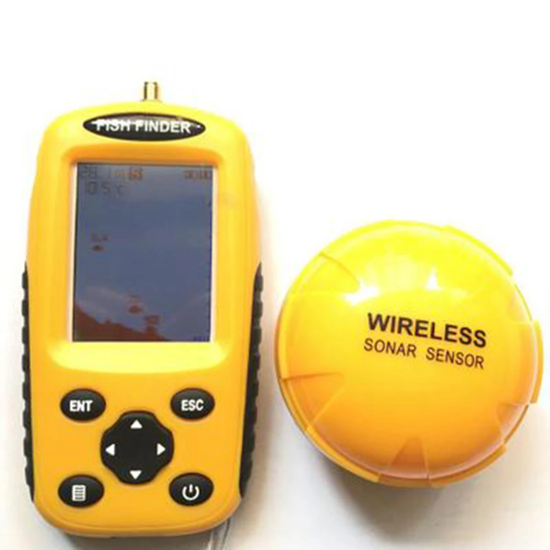 

FFW718 Upgraded Fish Finder Wireless Fishing Sonar Sensor Detector No Battery Color Screen Wireless Fish School Detector