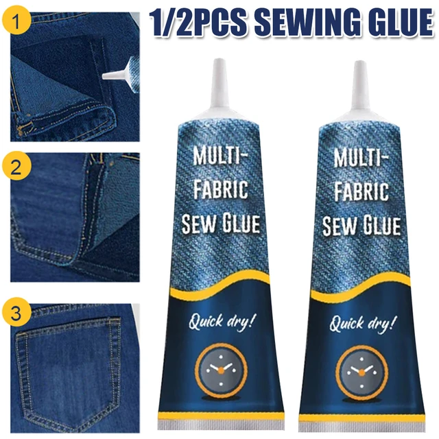 50ml Sew Glue Fabric Leather Fast Drying Glue Ultra-stick Sew Glue Kit  Secure Stitch Liquid Sewing Supplies Universal Glue - AliExpress