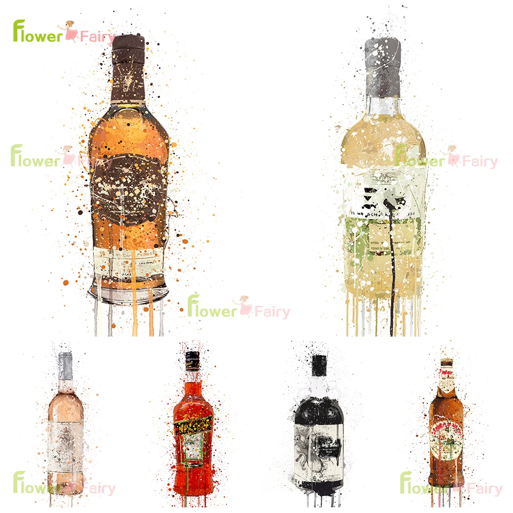 

Whiskey Barroom Wine Bar Nordic Poster Nightclub Coke Soda Wall Art Canvas Painting Wall Pictures For Living Room Unframed