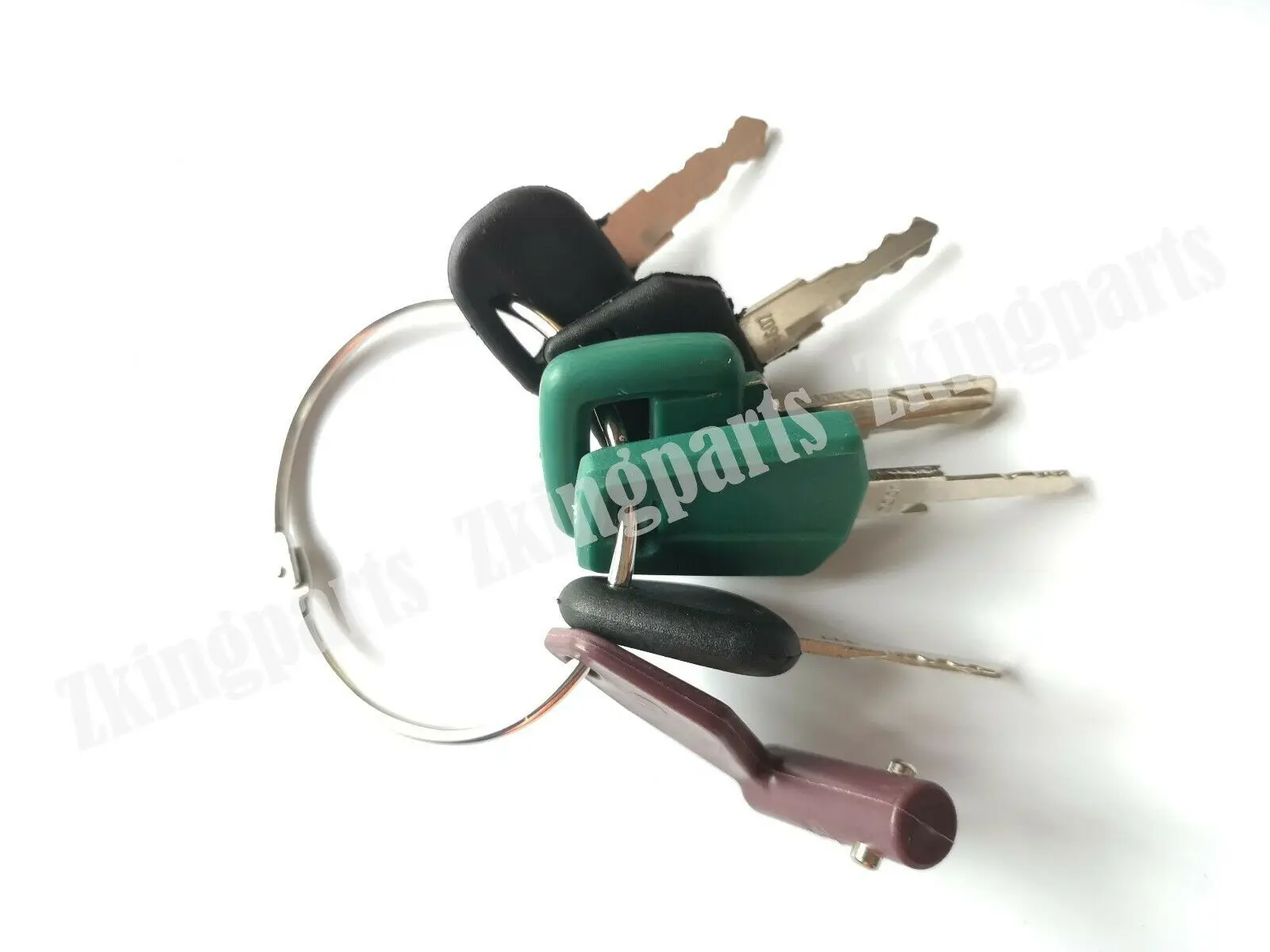 6pcs Heavy Equipment Key Set Construction Ignition Key Set Suit For Volvo