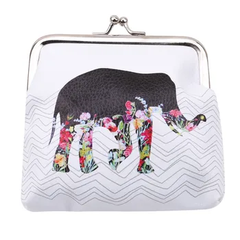 

Ladies Wallets And Purses Anime Wallets Elephant Pattern Purse For Coin Purse Female Money Tray Case For Cards