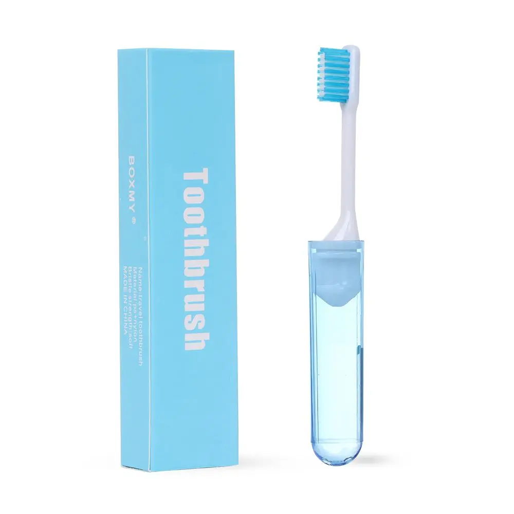 Folding Toothbrush Portable Travel Camping Outdoor Tooth Brush Business Trip Soft Toothbrush Oral Cleaning Tools Folding Toothbrush