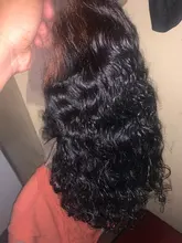Bob peluca rizada del pelo humano del frente del cordón pelucas con minimechones brasileño Remy pelo humano Pelo Corto Pre arrancado pelucas para mujeres negras de la onda profunda de la peluca