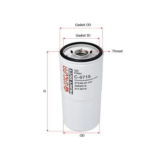 Oil filter CUMMINS HITACHI HYUNDAI JOHN DEERE KOMATSU SAKURA C5715 | Автомобили и мотоциклы