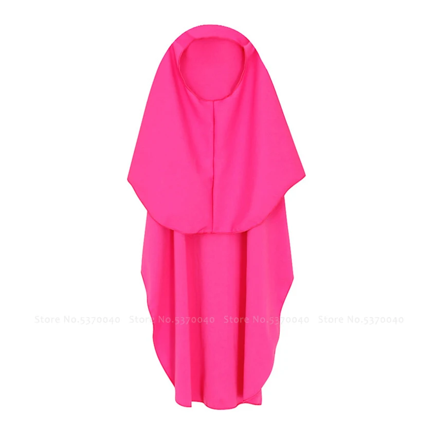 Платье хиджаб для девочек традиционный молитвенный мусульманский Кафтан Исламская одежда дети абайя женщины Турция индийские арабские Детский шарф шапки
