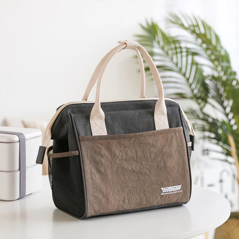 

Portable Insulated Cooler Bag Food Picnic Thermal Bags Women Kids Men School Lunch Box Bag